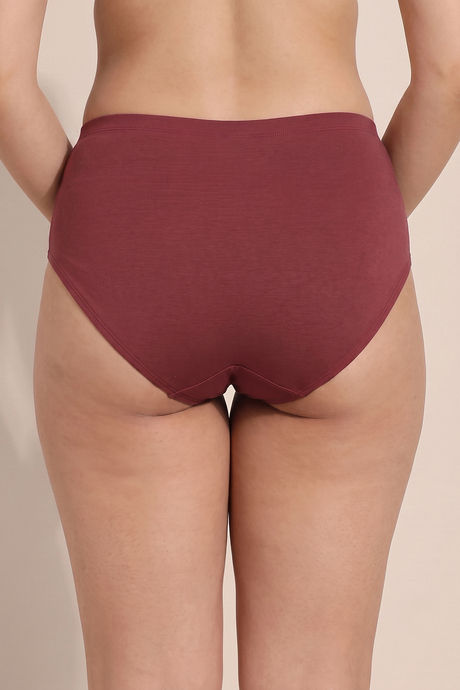 Zivame Full Coverage Medium Rise Hipster Panty (Pack of 3) - Multicolor — image 8
